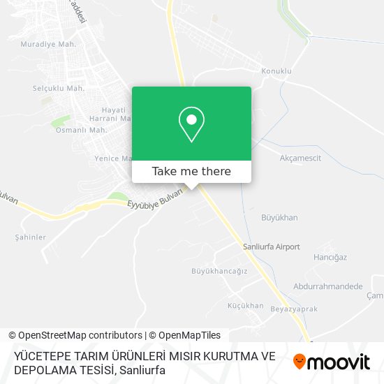 YÜCETEPE TARIM ÜRÜNLERİ MISIR KURUTMA VE DEPOLAMA TESİSİ map