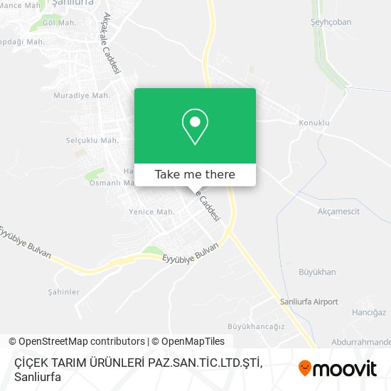 ÇİÇEK TARIM ÜRÜNLERİ PAZ.SAN.TİC.LTD.ŞTİ map