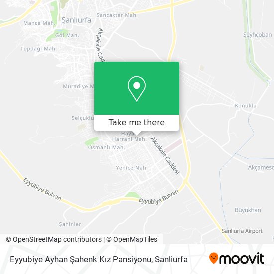 Eyyubiye Ayhan Şahenk Kız Pansiyonu map
