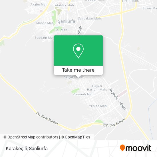 Karakeçili map