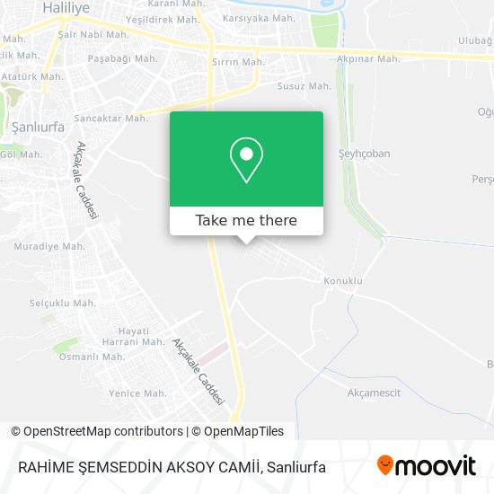 RAHİME ŞEMSEDDİN AKSOY CAMİİ map