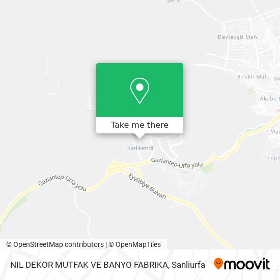 NIL DEKOR MUTFAK VE BANYO FABRIKA map