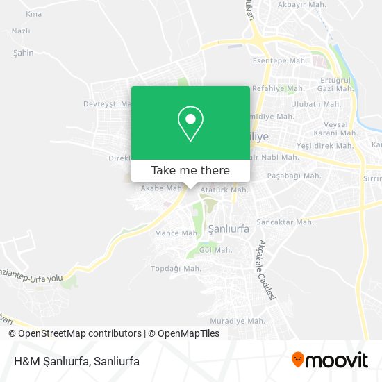 H&M Şanlıurfa map
