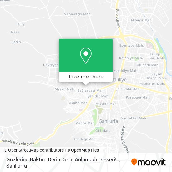 Gözlerine Baktım Derin Derin Anlamadı O Eseri!.. map