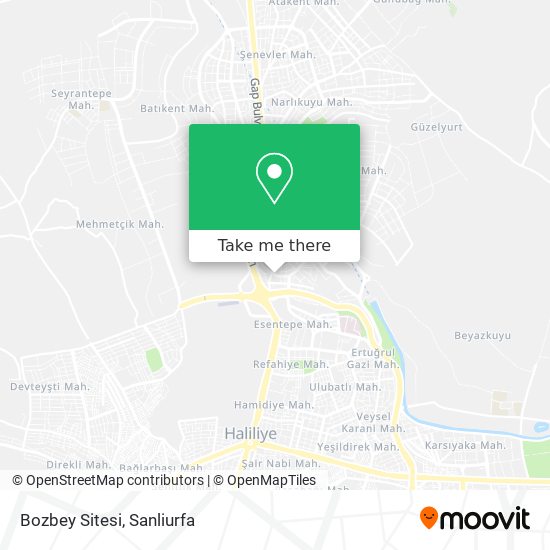 Bozbey Sitesi map