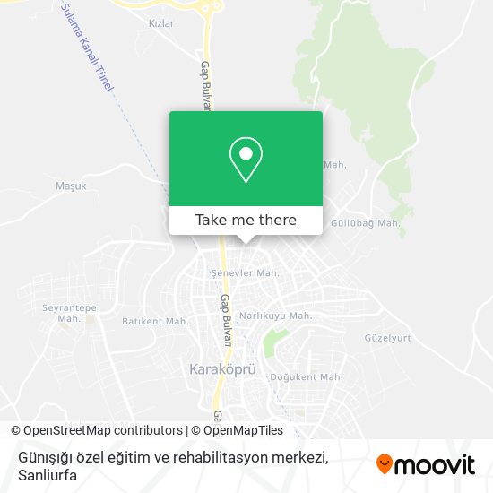 Günışığı özel eğitim ve rehabilitasyon merkezi map