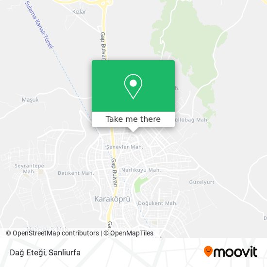 Dağ Eteği map
