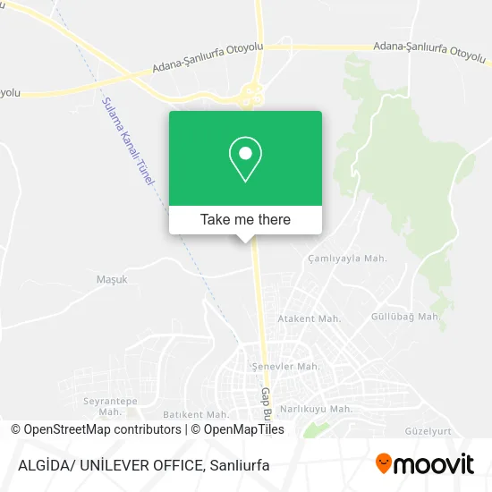 ALGİDA/ UNİLEVER OFFICE map