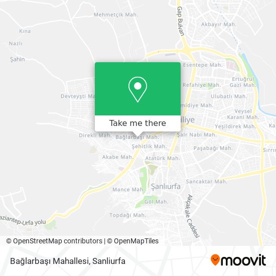Bağlarbaşı Mahallesi map