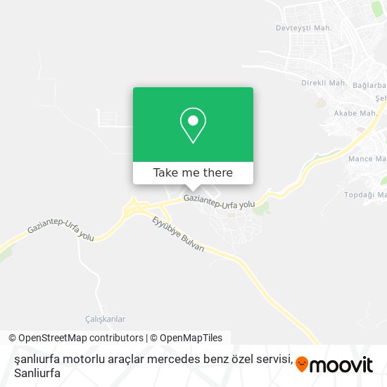 şanlıurfa motorlu araçlar mercedes benz özel servisi map