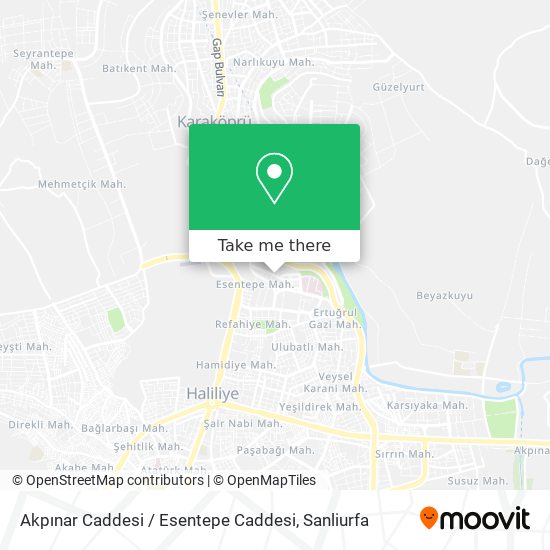 Akpınar Caddesi / Esentepe Caddesi map