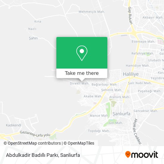 Abdulkadir Badıllı Parkı map