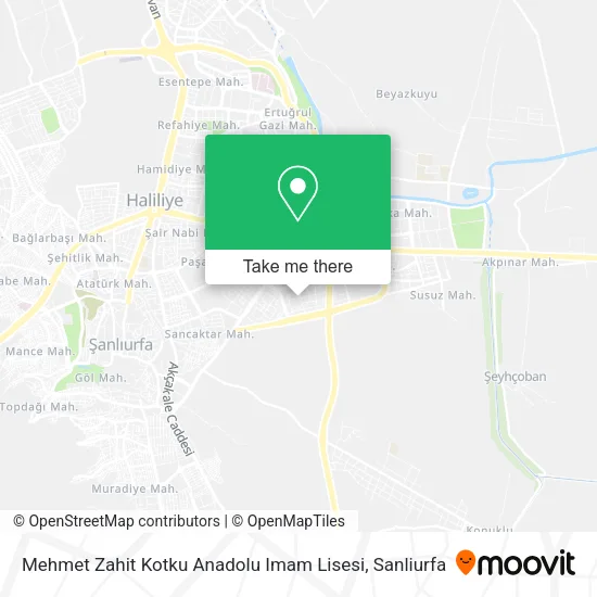 Mehmet Zahit Kotku Anadolu Imam Lisesi map