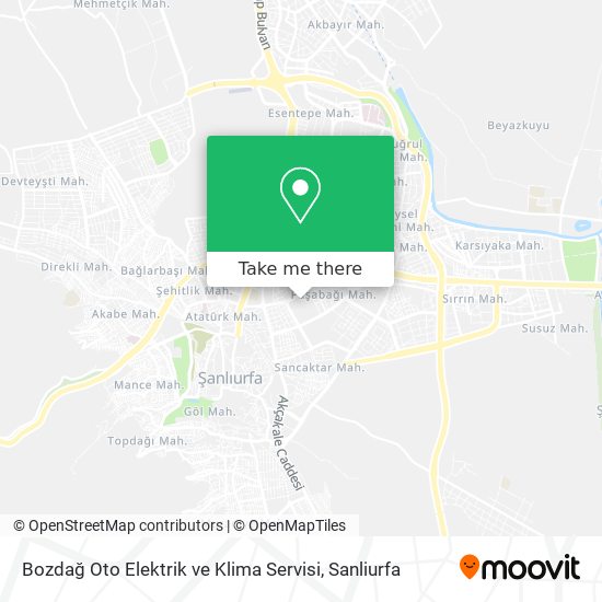 Bozdağ Oto Elektrik ve Klima Servisi map