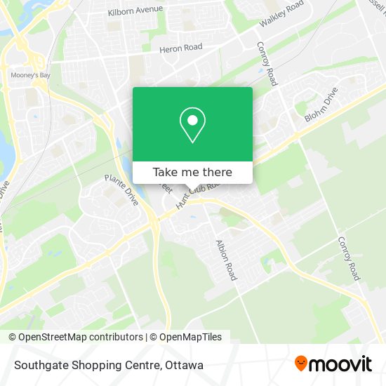 Southgate Shopping Centre map