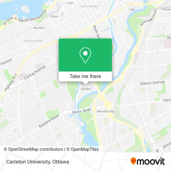 Carleton University map
