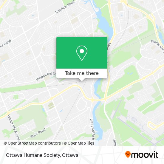 Ottawa Humane Society map