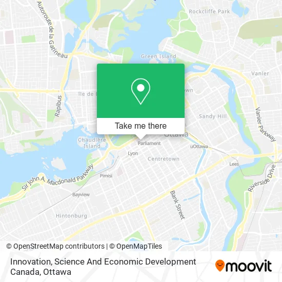 Innovation, Science And Economic Development Canada map