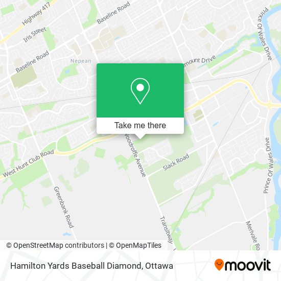 Hamilton Yards Baseball Diamond plan