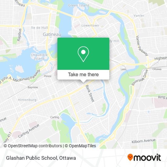 Glashan Public School map