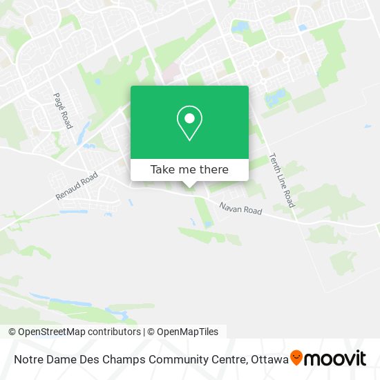 Notre Dame Des Champs Community Centre plan