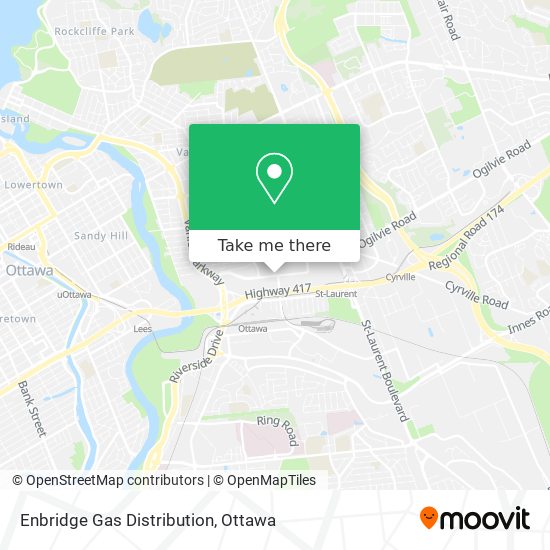 Enbridge Gas Distribution map