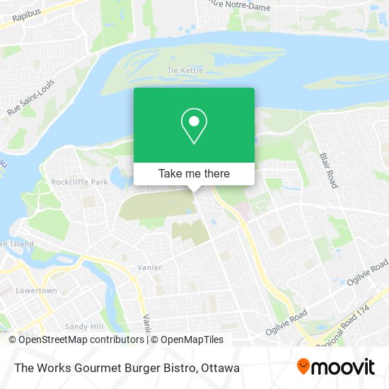 The Works Gourmet Burger Bistro map