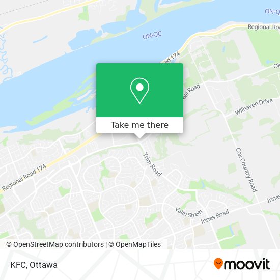 KFC map