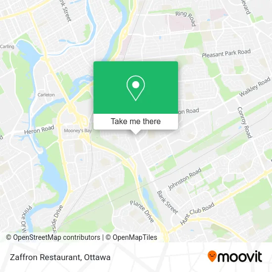 Zaffron Restaurant map