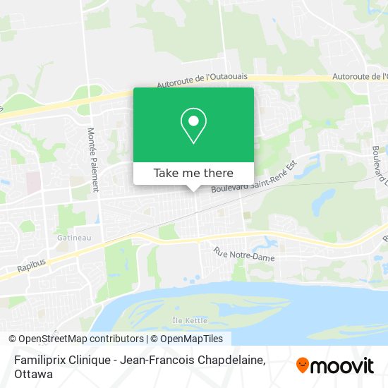 Familiprix Clinique - Jean-Francois Chapdelaine map