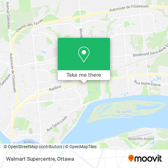 Walmart Supercentre map