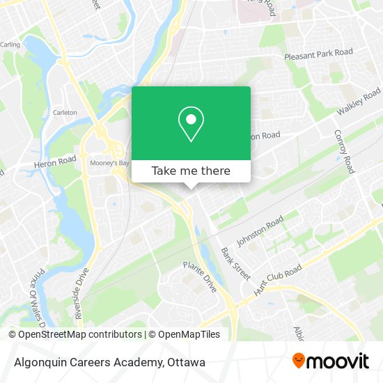 Algonquin Careers Academy plan