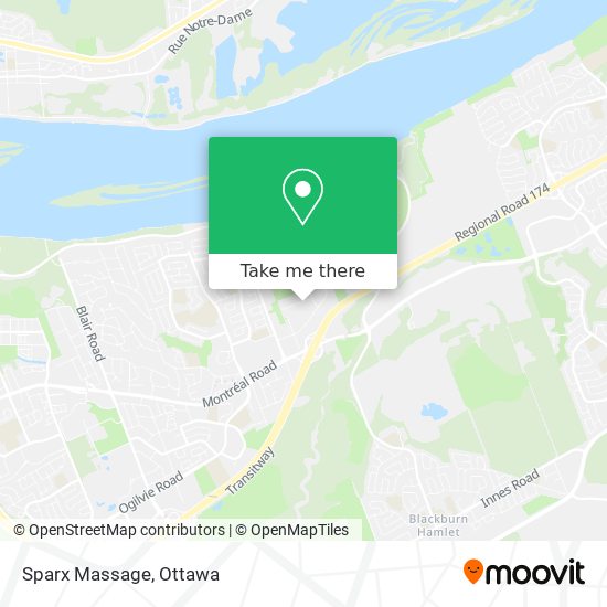 Sparx Massage map