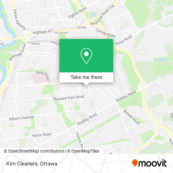 Kim Cleaners map