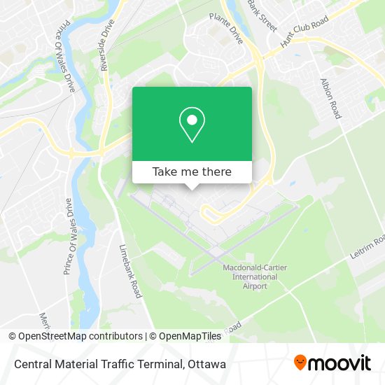 Central Material Traffic Terminal map