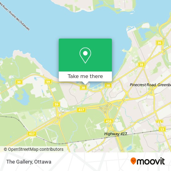 The Gallery map