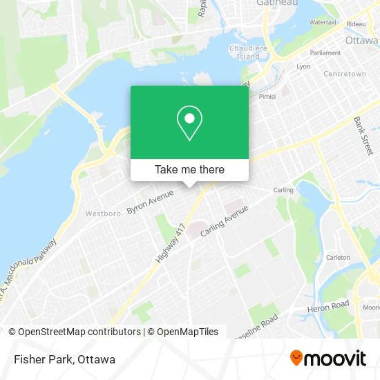 Fisher Park map