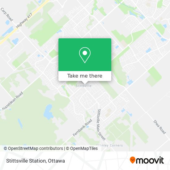 Stittsville Station map