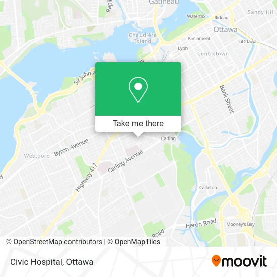 Civic Hospital map
