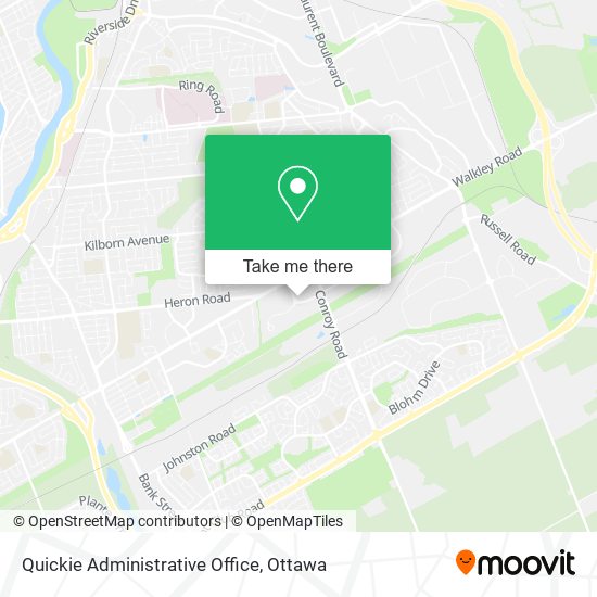 Quickie Administrative Office map