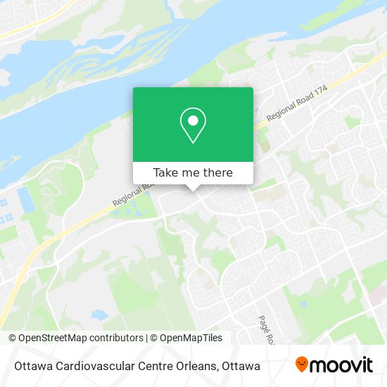 Ottawa Cardiovascular Centre Orleans map