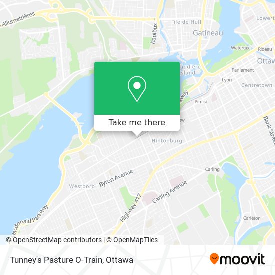 Tunney's Pasture O-Train plan