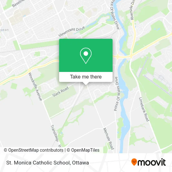 St. Monica Catholic School map