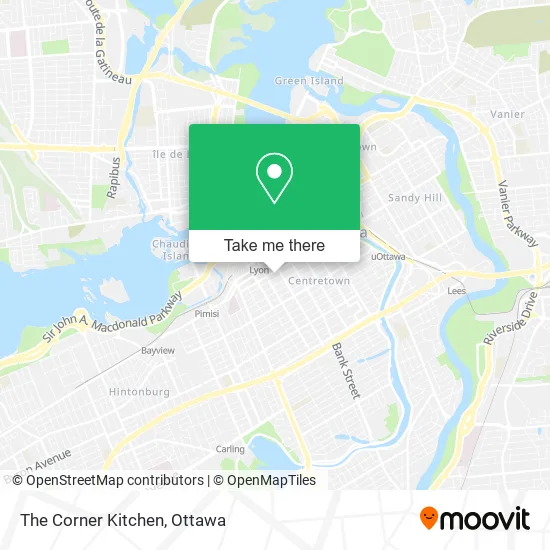 The Corner Kitchen map