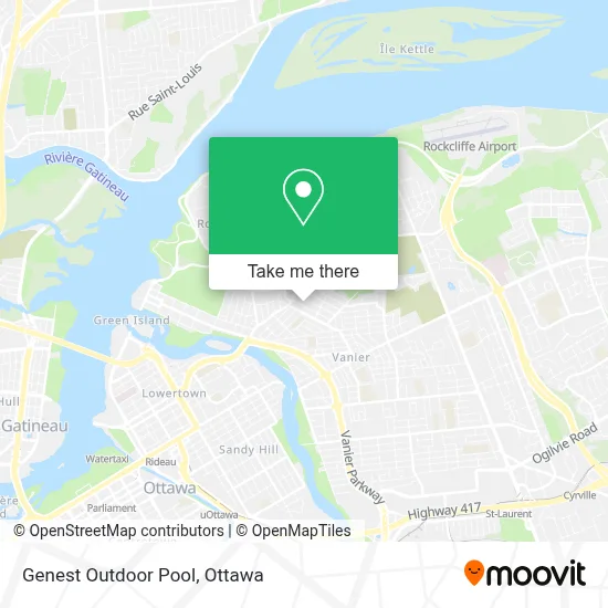 Genest Outdoor Pool map