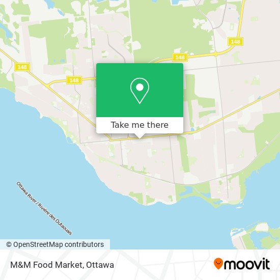 M&M Food Market map