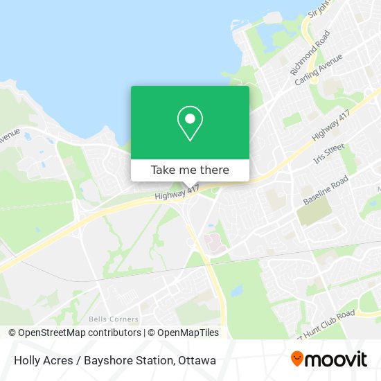 Holly Acres / Bayshore Station map