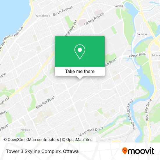 Tower 3 Skyline Complex map