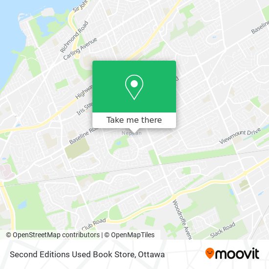 Second Editions Used Book Store plan