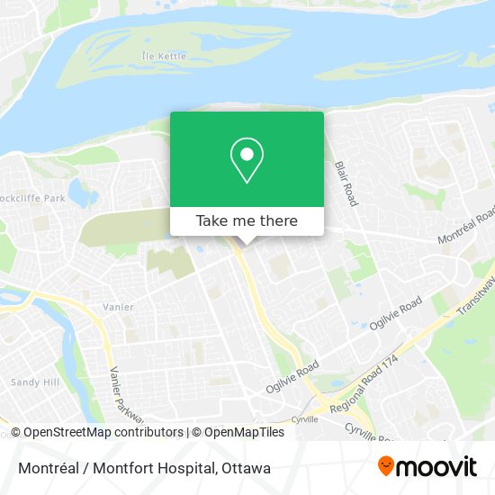 Montréal / Montfort Hospital plan